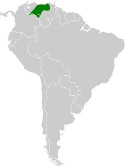 Distribución geográfica del bienteveo barbiblanco.