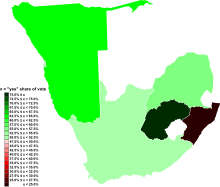 South Africa Republic Referendum 1960.svg