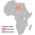 Toubou areas