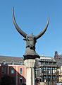 Minotaur bronze sculpture by Gernot Rumpf