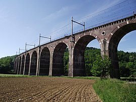 The railway viaduct