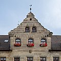 Mehrgeschossiges Zwerchhaus am Alten Rathaus in Altdorf bei Nürnberg