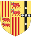 Arms of Isabelle de Foix-Castelbon, countess of Foix and viscountess of Bearn