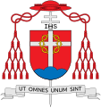 Erb emeritného biskupa Jána Chryzostoma kardinála Korca
