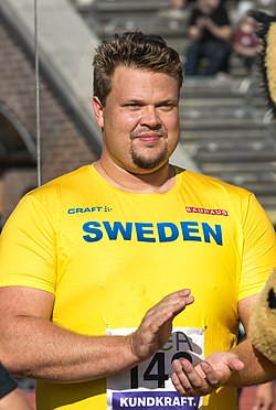Ståhl vuoden 2019 Suomi–Ruotsi-maaottelussa.