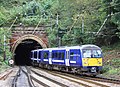 Class 360 rijden op de Great Eastern Main Line van Londen naar Colchester, Ipswich en Clacton en ook Manningtree - Harwich.