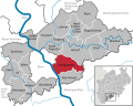 Location in the Rhein-Sieg district