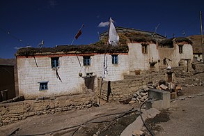 Traditional building in Kibber