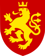 Versión estilizada del león macedonio.