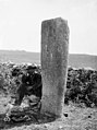 Menhir Capo-di-Luogo auf einer Aufnahme von 1883