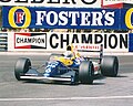 Riccardo Patrese at the 1991 Monaco GP (FW14)