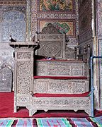 El púlpito de la mezquita