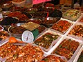 Kimchi sold at a market