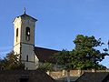 Kirchenhügel mit römisch-katholischer Kirche