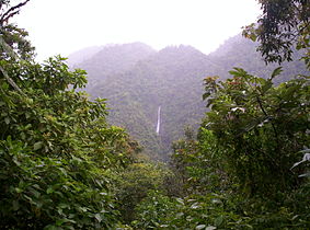 Waterfall in the Tapanti National Park, Costa Rica