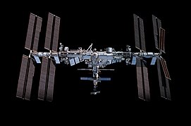 ISS from Crew 2 after undocking (8 November 2021)