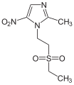 Deutsch: Struktur von Tinidazol English: Structure of Tinidazole