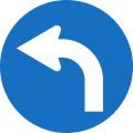 15: Prescribed direction: Turn left