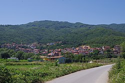 Panoramic view of the village