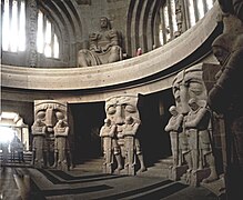 Völkerschlachtdenkmal ("monumento a la batalla de las naciones, Leipzig 1913, para conmemorar su centenario).