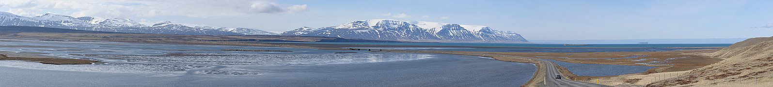 Skargarfjörður desde la ruta 75