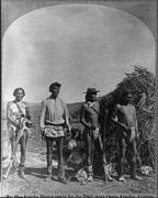 Apache warriors near the fort, 1873