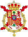 Coat of Arms of Juan Carlos I of Spain as Lord of Biscay (Unofficial) 1975-2014