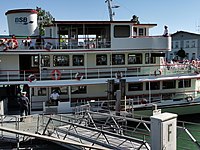 Schiff der Bodensee Schifffahrt