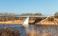 Brug in de Torenvalkweg over Lage Dwarsvaart nabij Lelystad.