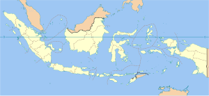 Salado på en karta över Indonesien