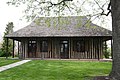 The Samuel Mason Gang was captured in 1803 and brought before the Spanish Territorial commandant, Colonel Robert McCoy, in New Madrid, Spanish Upper Louisiana Territory, New Spain. The courtroom would have been a small, simple structure similar to the Old Cahokia Courthouse in Cahokia, Illinois Country, Northwest Territory.