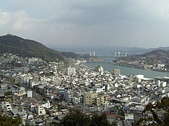 Onomichi, widok z Senkō-ji