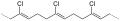 Deutsch: Struktur von Polychloropren English: Structure of polychloroprene