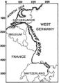 Map of the Rhine