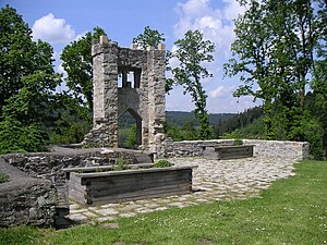 Ruïne Burg Ringelstein (stadsdeel Harth)