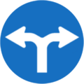 15: Prescribed direction: Turn left or right