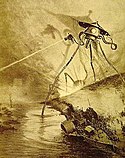 Illustrasie uit War of the Worlds