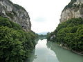Die Rhône-Schlucht Gorge de la Balme