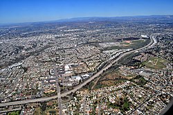 2015 aerial photo of Oak Park