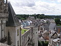 Vista de Amboise desde el Castillo de Amboise