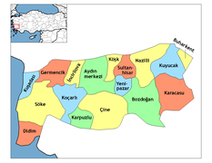 Aydın districts.png