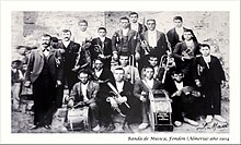 Banda de música de Fondón, 1904.