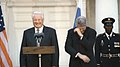 Image 65Boris Yeltsin and Bill Clinton share a laugh in October 1995. (from 1990s)