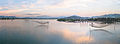 Image 3Hanging fishing nets in the Cu Đê River, just before it merges with Da Nang Bay