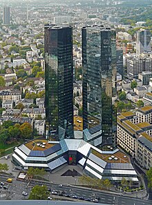 Frankfurt'daki Deutsche Bank binası