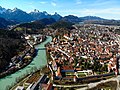 Luftaufnahme von Füssen, Blick nach Westen (2020)