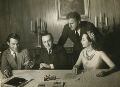 Fernanda Montenegro, Leonardo Vilar, Oscar Ornstein e Adolfo Celi.tif