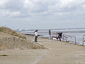 And into the Thames, youngsters at Grain with Southend beyond.