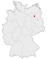 Lage der Stadt Neuruppin in Deutschland