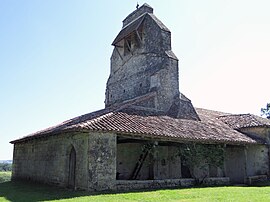 The church in Larroque-sur-l'Osse
